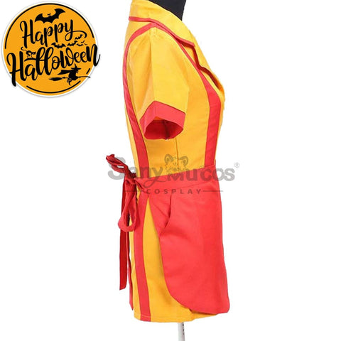【In Stock】Tv Series 2 Broke Girls Cosplay Max & Caroline Costume Costumes