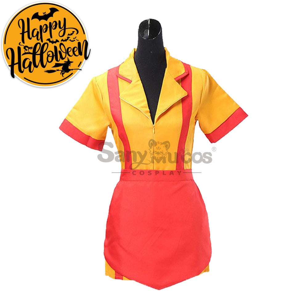 【In Stock】Tv Series 2 Broke Girls Cosplay Max & Caroline Costume Costumes