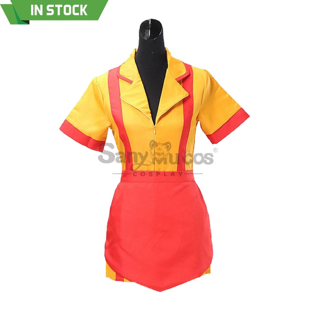 【In Stock】Tv Series 2 Broke Girls Cosplay Max & Caroline Costume Costumes