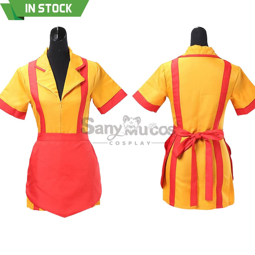 【In Stock】Tv Series 2 Broke Girls Cosplay Max & Caroline Costume Costumes