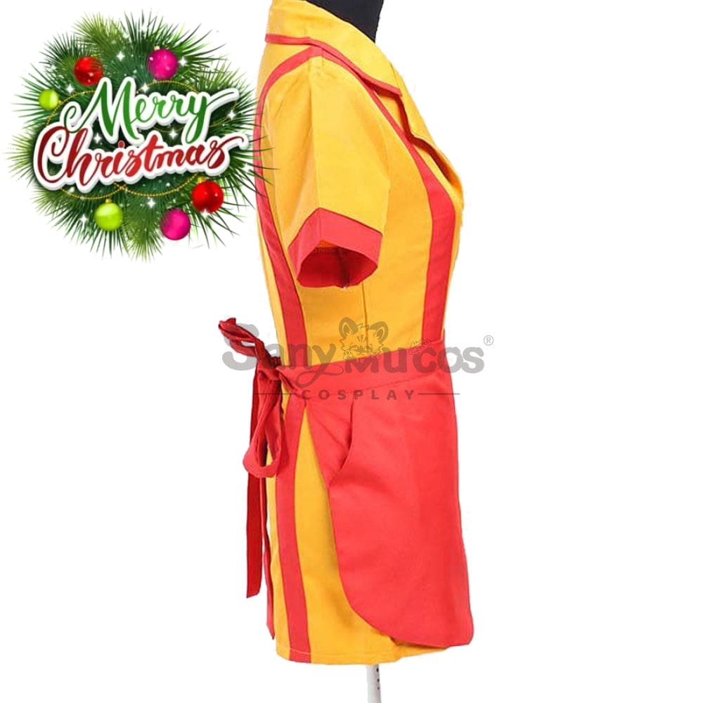 【In Stock】Tv Series 2 Broke Girls Cosplay Max & Caroline Costume Costumes