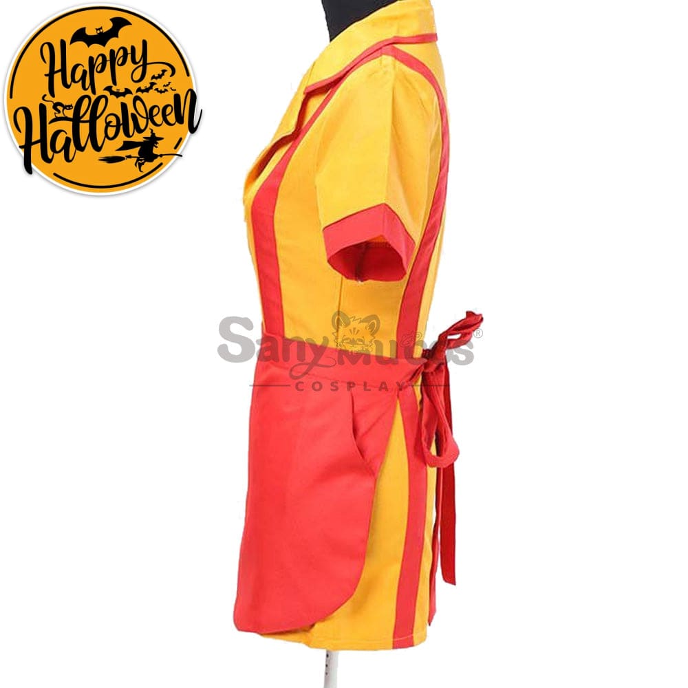 【In Stock】Tv Series 2 Broke Girls Cosplay Max & Caroline Costume Costumes