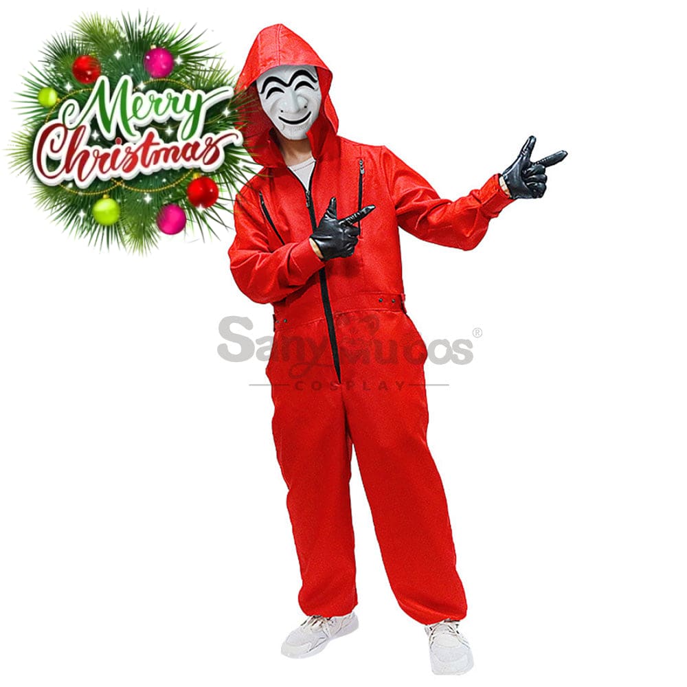 【In Stock】Tv Series Money Heist Cosplay Robber Costume Costumes