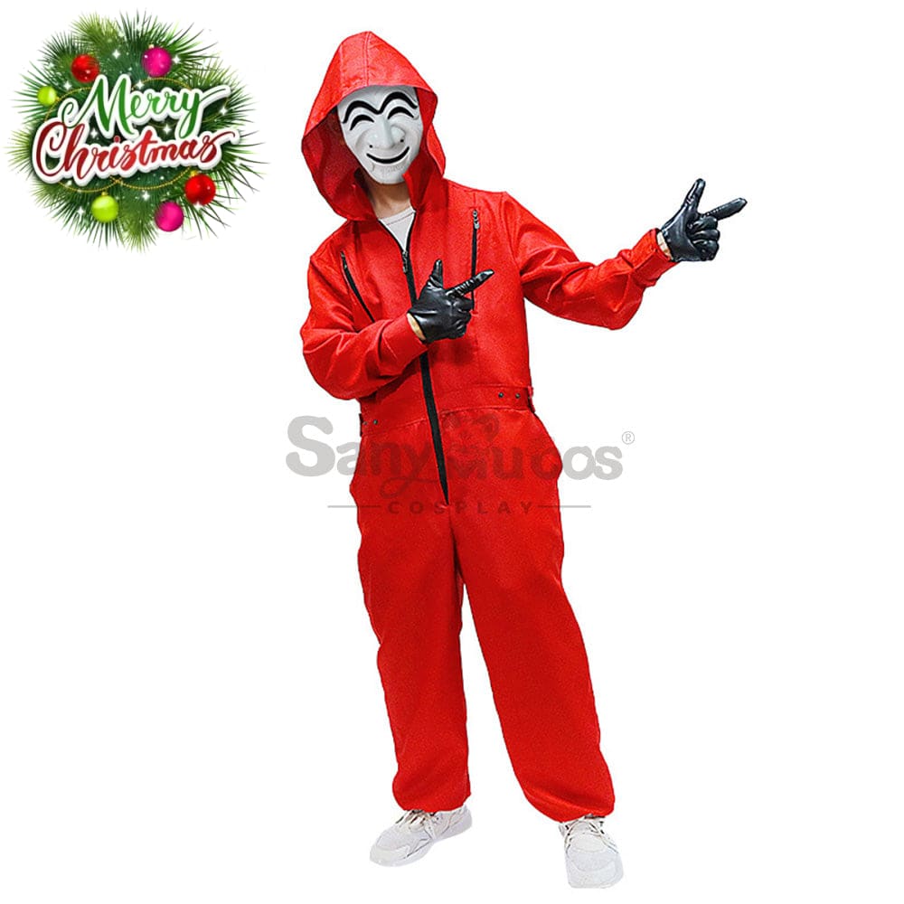 【In Stock】Tv Series Money Heist Cosplay Robber Costume Costumes