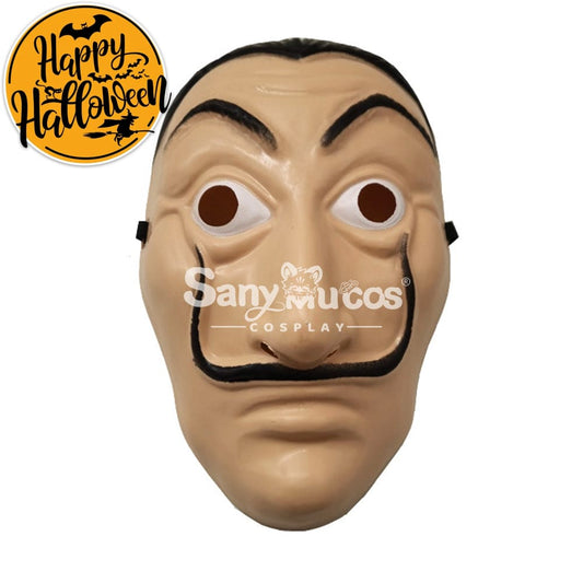 【In Stock】Tv Series Money Heist Cosplay Robber Mask Props Esp Version Prop 1000