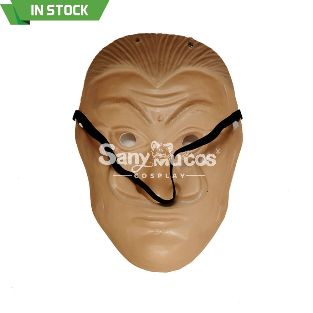 【In Stock】Tv Series Money Heist Cosplay Robber Mask Props Esp Version Prop