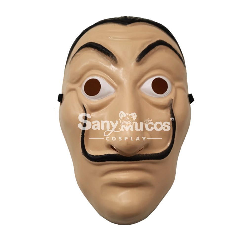 【In Stock】Tv Series Money Heist Cosplay Robber Mask Props Esp Version Prop