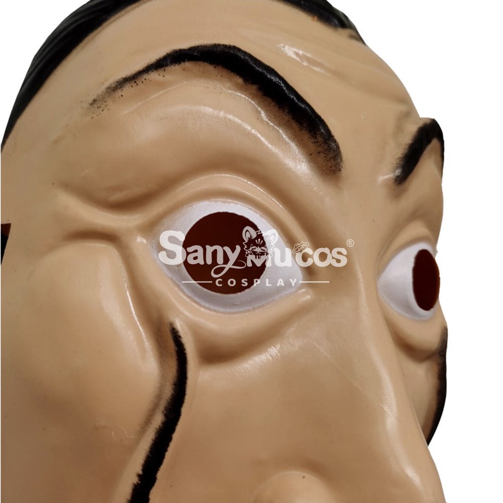 【In Stock】Tv Series Money Heist Cosplay Robber Mask Props Esp Version Prop