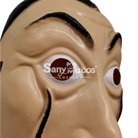 【In Stock】Tv Series Money Heist Cosplay Robber Mask Props Esp Version Prop