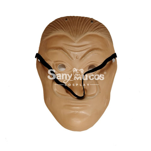 【In Stock】Tv Series Money Heist Cosplay Robber Mask Props Esp Version Prop