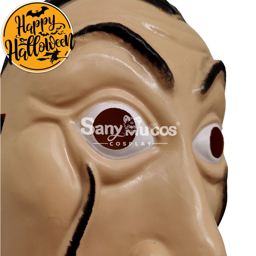 【In Stock】Tv Series Money Heist Cosplay Robber Mask Props Esp Version Prop