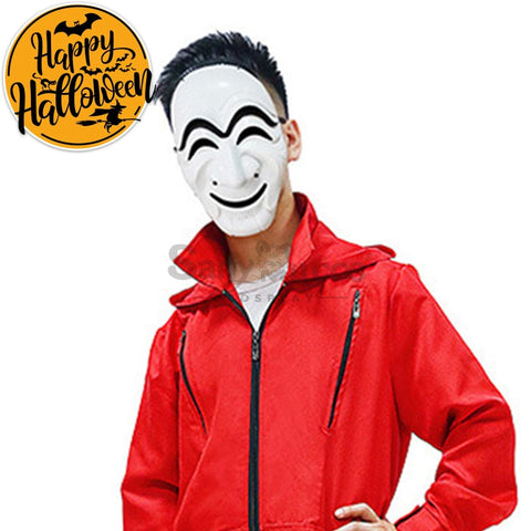 【In Stock】Tv Series Money Heist Cosplay Robber Mask Props Kor Version Prop