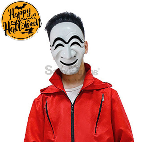 【In Stock】Tv Series Money Heist Cosplay Robber Mask Props Kor Version Prop
