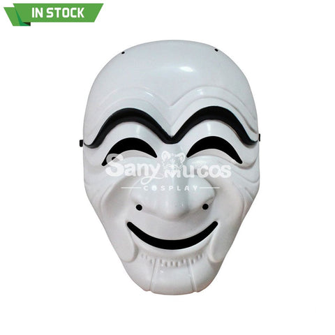 【In Stock】Tv Series Money Heist Cosplay Robber Mask Props Kor Version Prop