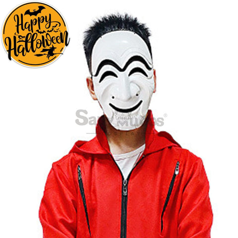 【In Stock】Tv Series Money Heist Cosplay Robber Mask Props Kor Version Prop