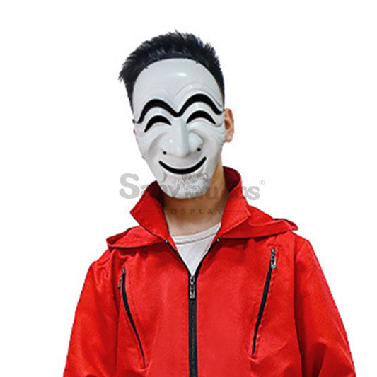 【In Stock】Tv Series Money Heist Cosplay Robber Mask Props Kor Version Prop 1000