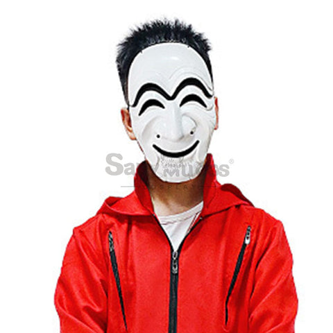 【In Stock】Tv Series Money Heist Cosplay Robber Mask Props Kor Version Prop