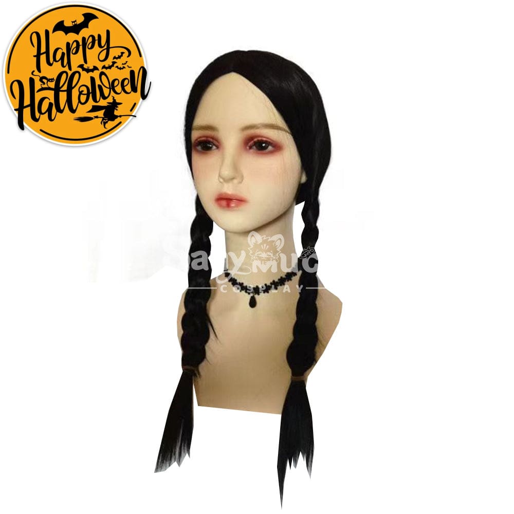 【In Stock】Tv Series Wednesday Cosplay Addams Wig Wigs