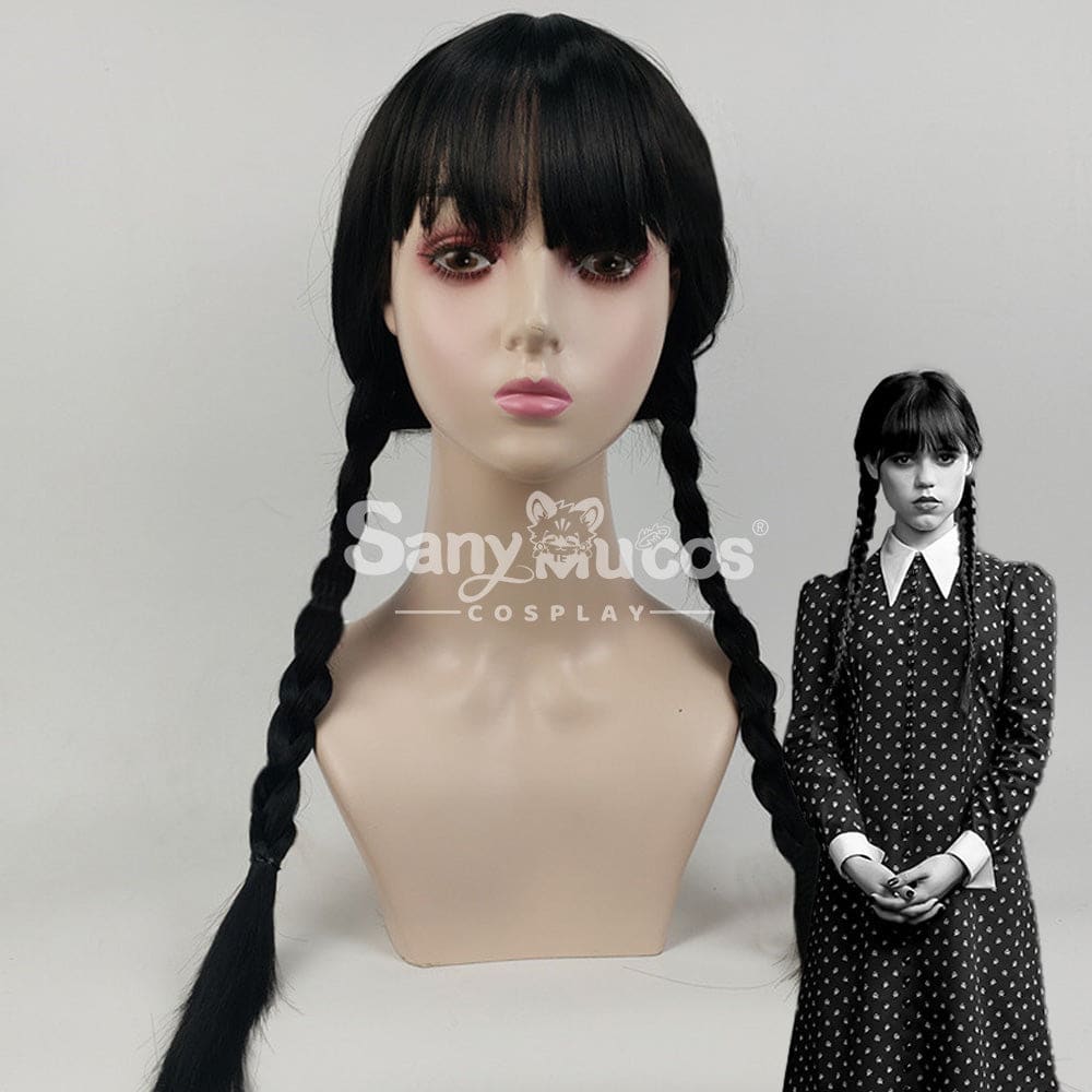【In Stock】Tv Series Wednesday Cosplay Addams Wig Wigs