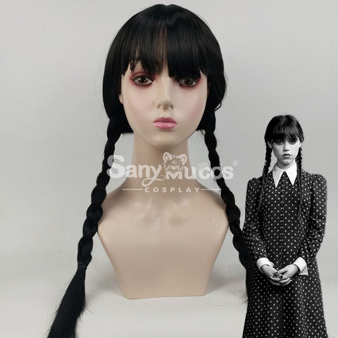 【In Stock】Tv Series Wednesday Cosplay Addams Wig Wigs