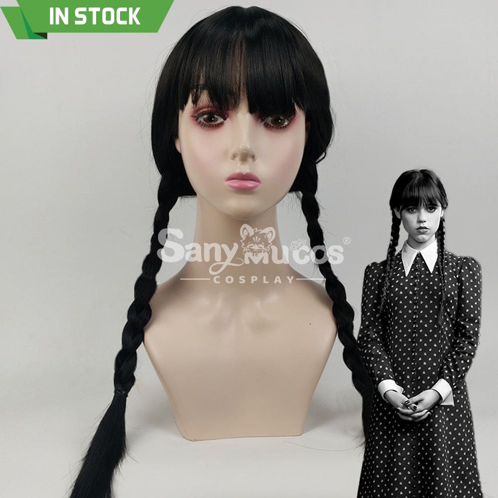 【In Stock】Tv Series Wednesday Cosplay Addams Wig Wigs