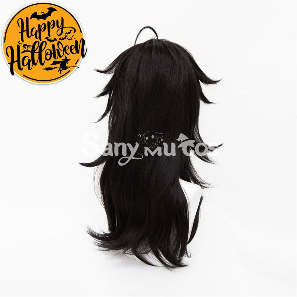 Virtual YouTuber vTuber Luxiem Vox Cosplay Wig Black Dyeing Middle Wig
