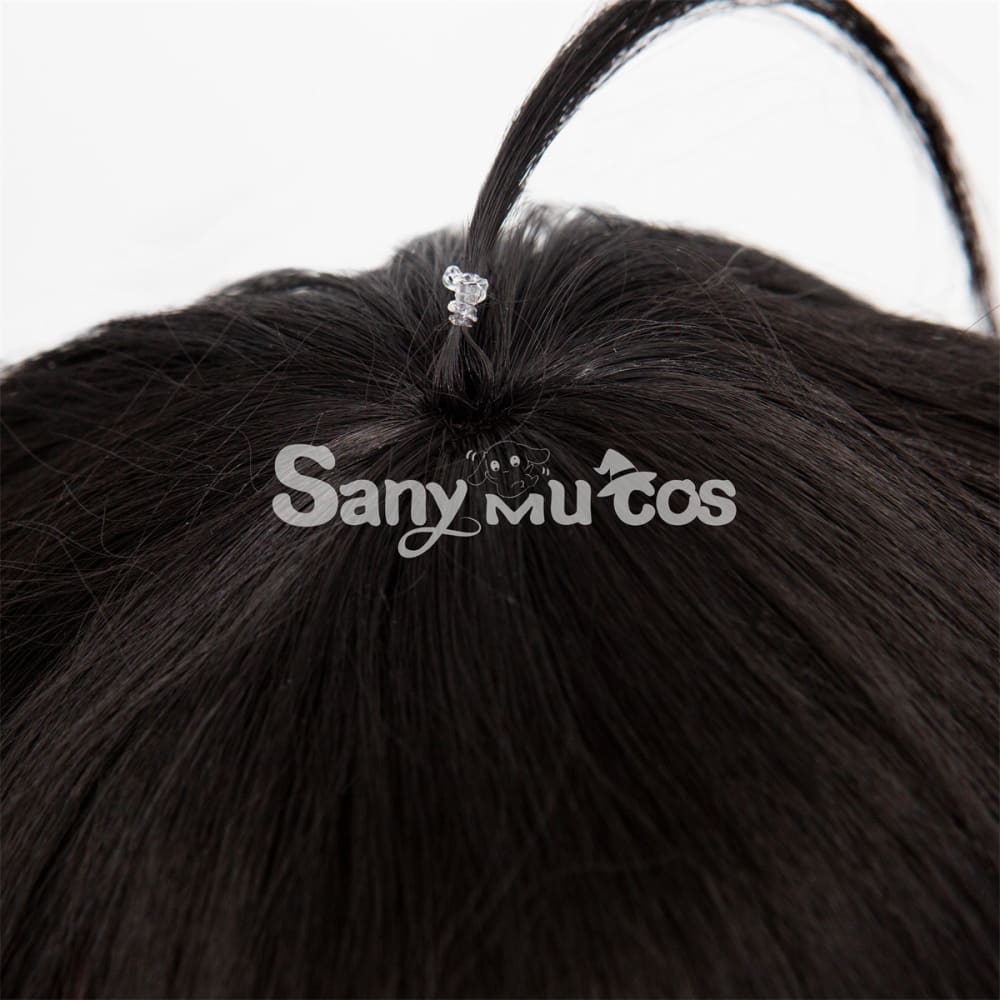 Virtual YouTuber vTuber Luxiem Vox Cosplay Wig Black Dyeing Middle Wig