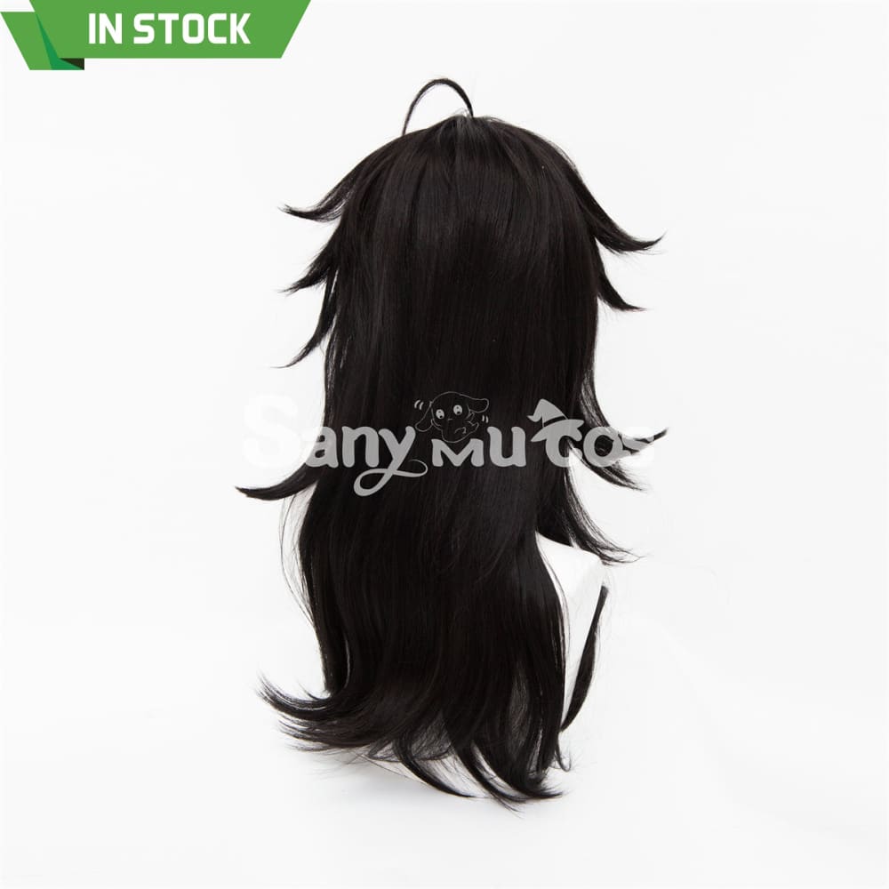 Virtual YouTuber vTuber Luxiem Vox Cosplay Wig Black Dyeing Middle Wig