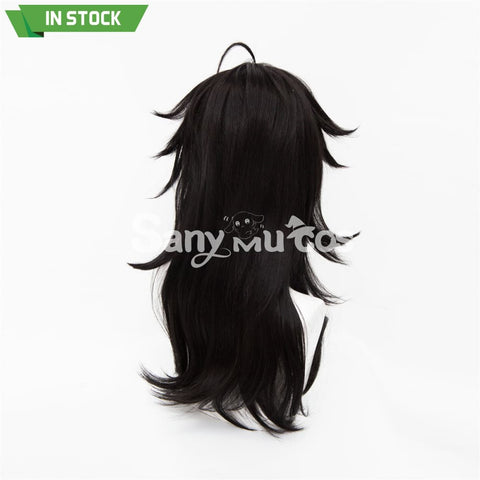 Virtual YouTuber vTuber Luxiem Vox Cosplay Wig Black Dyeing Middle Wig