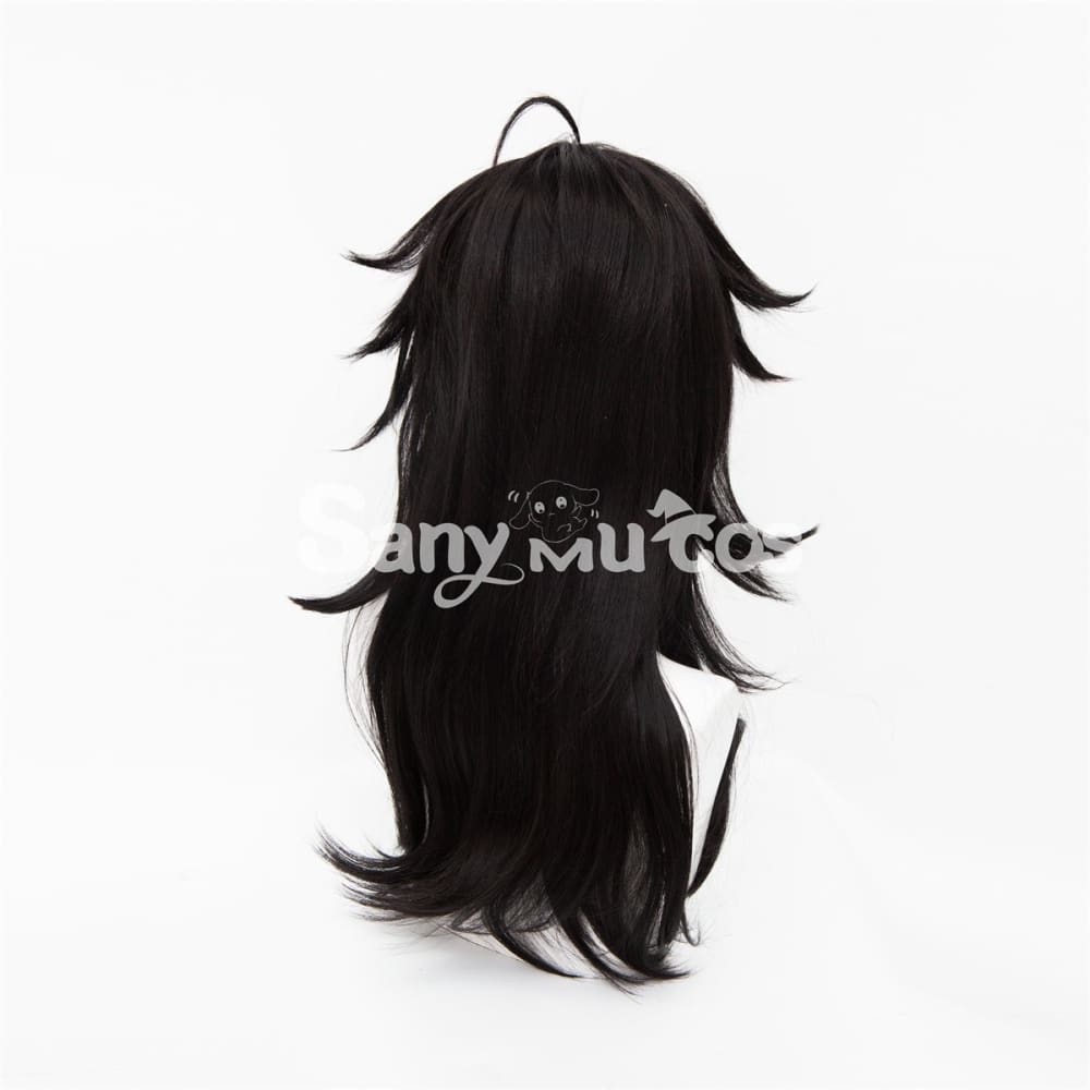 Virtual YouTuber vTuber Luxiem Vox Cosplay Wig Black Dyeing Middle Wig