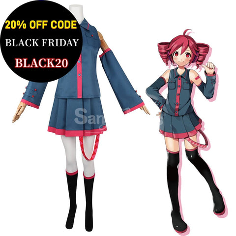 【In Stock】Vocaloid Cosplay Kasane Teto Utau Costume Costumes