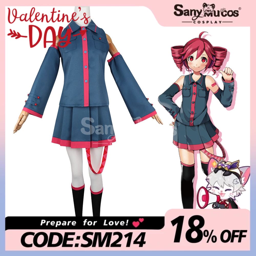 【In Stock】Vocaloid Cosplay Kasane Teto Utau Costume Costumes