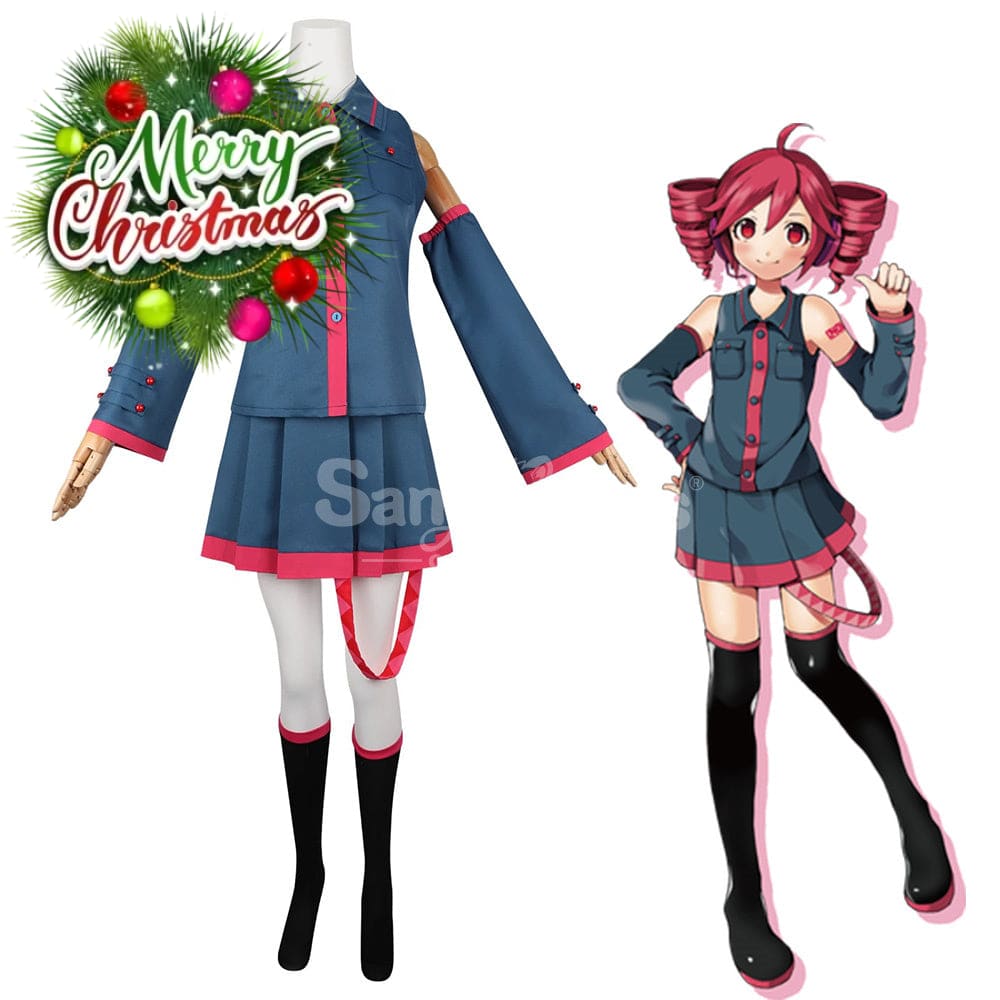 【In Stock】Vocaloid Cosplay Kasane Teto Utau Costume Costumes