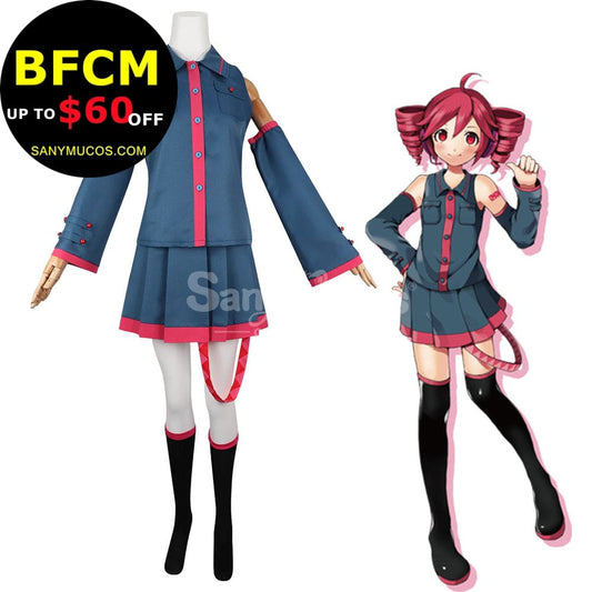 【In Stock】Vocaloid Cosplay Kasane Teto Utau Costume Costumes 1000