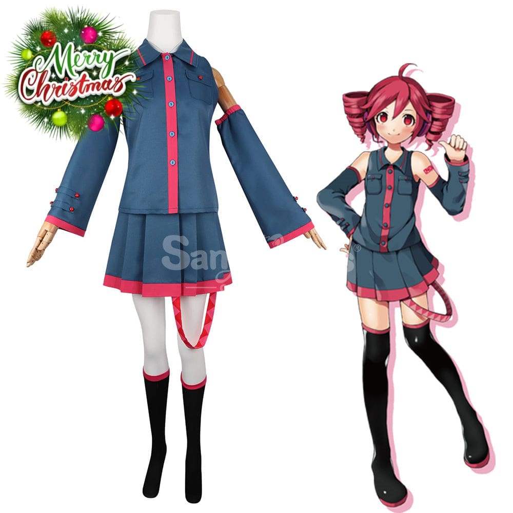 【In Stock】Vocaloid Cosplay Kasane Teto Utau Costume Costumes