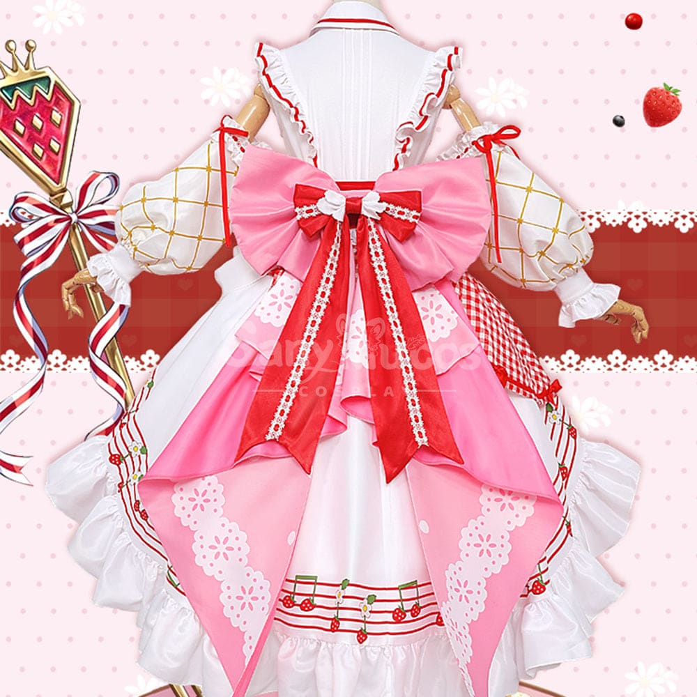 【In Stock】Vocaloid Hatsune Miku Cosplay 15th Anniversary Strawberry Dress Cosplay Costume Cosplay Costumes