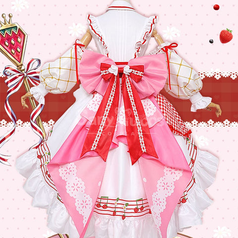 【In Stock】Vocaloid Hatsune Miku Cosplay 15th Anniversary Strawberry Dress Cosplay Costume Cosplay Costumes