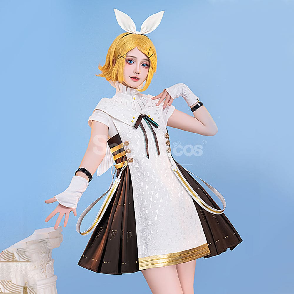 【In Stock】Vocaloid Hatsune Miku Cosplay 15th Anniversary Symphony of Evil Kagamine Rin Cosplay Costume Cosplay Costumes