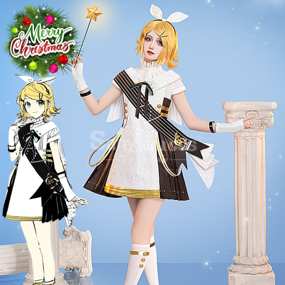 【In Stock】Vocaloid Hatsune Miku Cosplay 15th Anniversary Symphony of Evil Kagamine Rin Cosplay Costume Cosplay Costumes