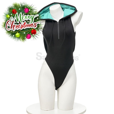 【In Stock】Vocaloid Hatsune Miku Cosplay Bunny Girl Hoodie Costume Costumes