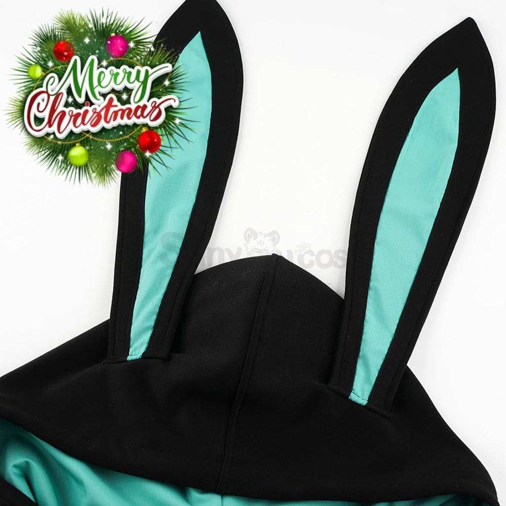 【In Stock】Vocaloid Hatsune Miku Cosplay Bunny Girl Hoodie Costume Costumes