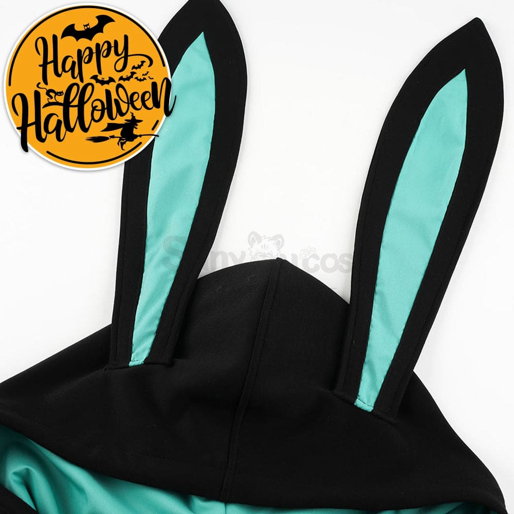 【In Stock】Vocaloid Hatsune Miku Cosplay Bunny Girl Hoodie Costume Costumes