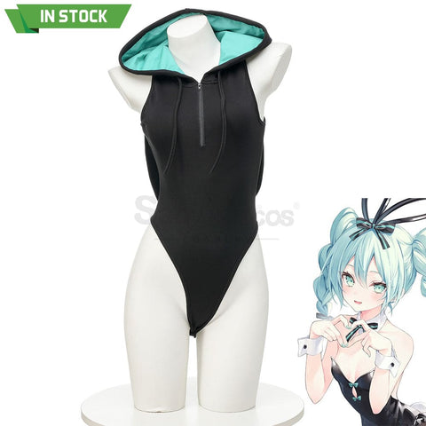 【In Stock】Vocaloid Hatsune Miku Cosplay Bunny Girl Hoodie Costume Costumes