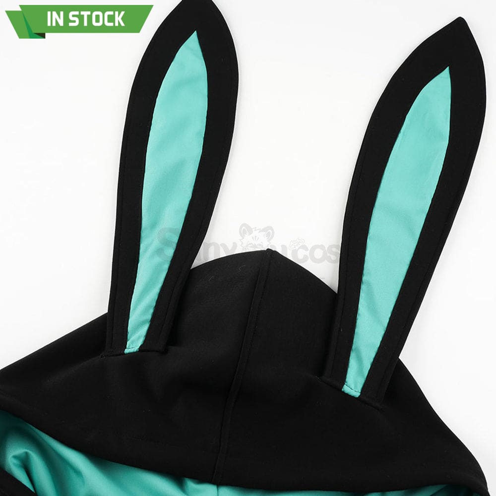 【In Stock】Vocaloid Hatsune Miku Cosplay Bunny Girl Hoodie Costume Costumes