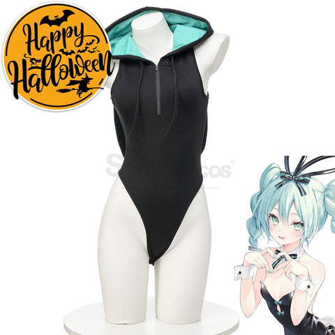 【In Stock】Vocaloid Hatsune Miku Cosplay Bunny Girl Hoodie Costume Costumes