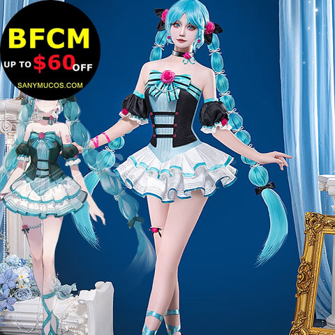 【In Stock】Vocaloid Hatsune Miku Cosplay Hatsune Miku Dream Ballet Cosplay Costume Cosplay Costumes