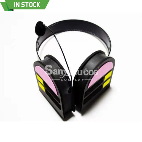 【In Stock】Vocaloid Hatsune Miku Cosplay Gray Patent Leather Costume Props / Earphone Costumes