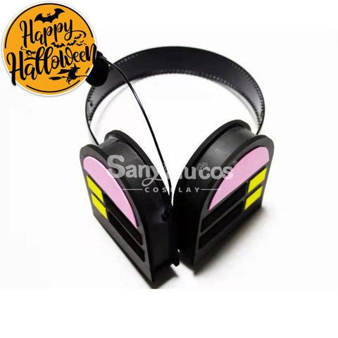 【In Stock】Vocaloid Hatsune Miku Cosplay Gray Patent Leather Costume Props / Earphone Costumes