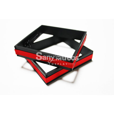 【In Stock】Vocaloid Hatsune Miku Cosplay Gray Patent Leather Costume Props / Headgear Costumes