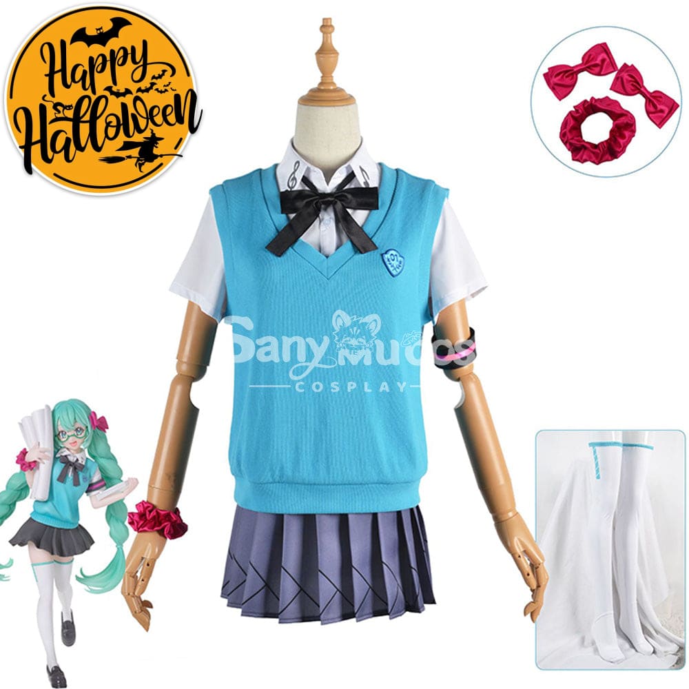 【In Stock】Vocaloid Hatsune Miku Cosplay Jk Costume Plus Size Costumes